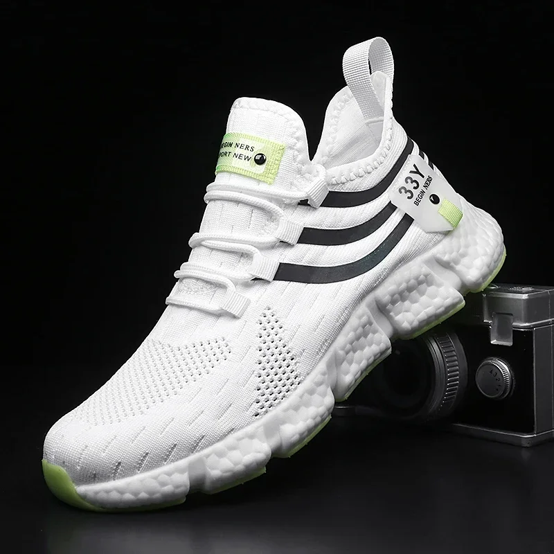 Breathable Mesh Athletic Shoes - Zapatillas de deporte de malla transpirable