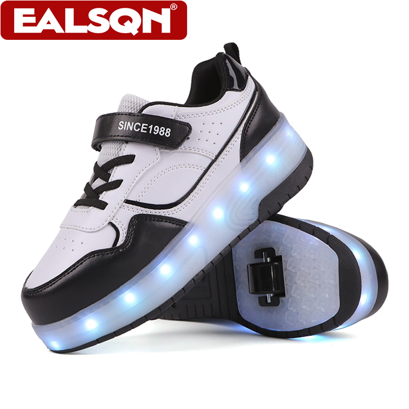 Men'S Shoes - Nuevos patines con ruedas LED para
