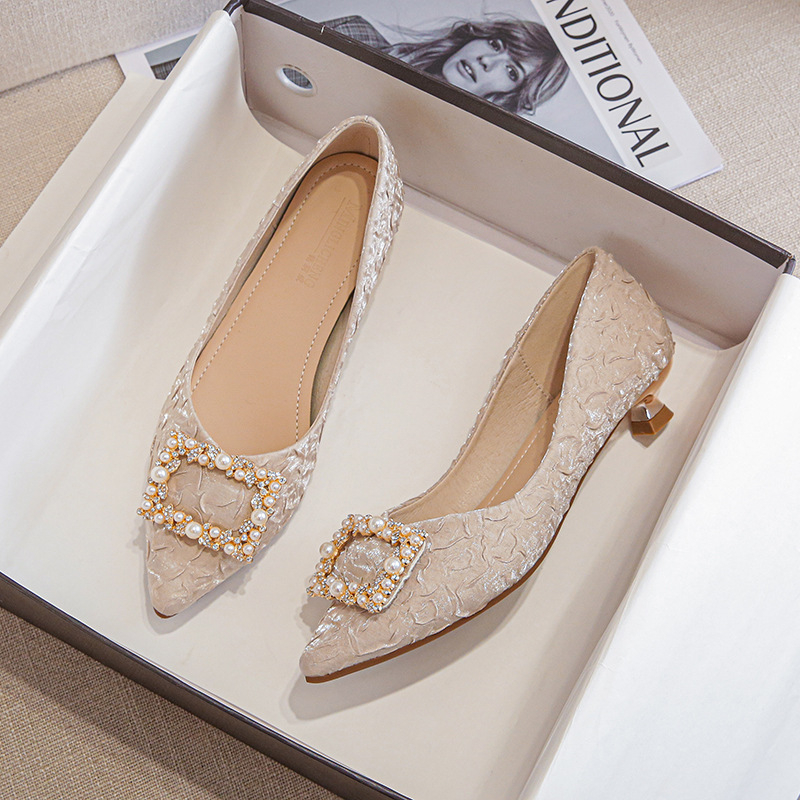 Zapatos de Tacón Bajo con Punt - Women'S Shoes reseña y precio